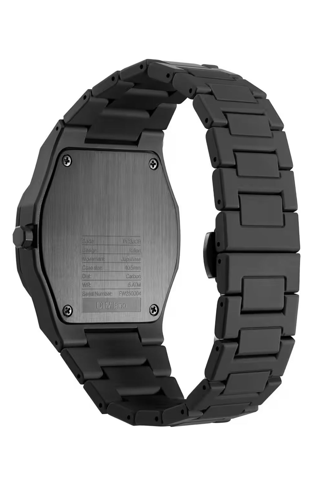 D1 Milano Unisex Watch black