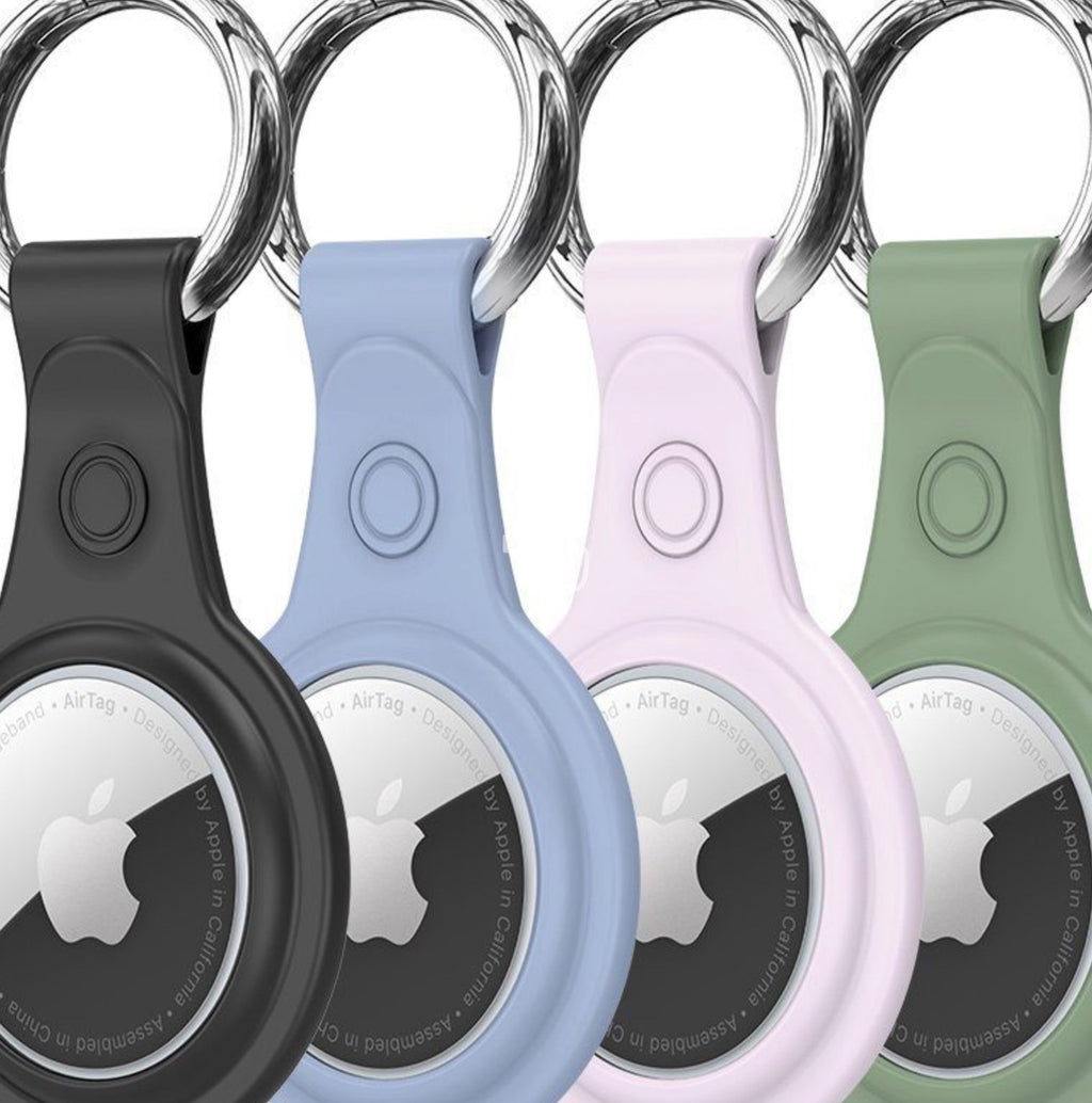 Keychain Silicone Protective Case Cover for Apple AirTag